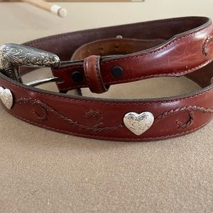 Vintage Tony Lama leather belt - women 32